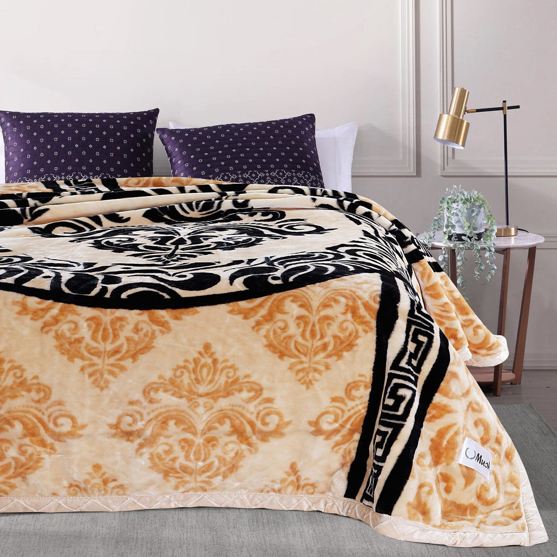 Super Soft 4kg 220 x 240 Mink Blanket – Golden Embrace