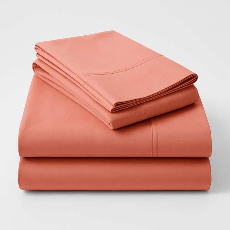 1000TC Pure Egyptian Cotton Sheet Set – Peach