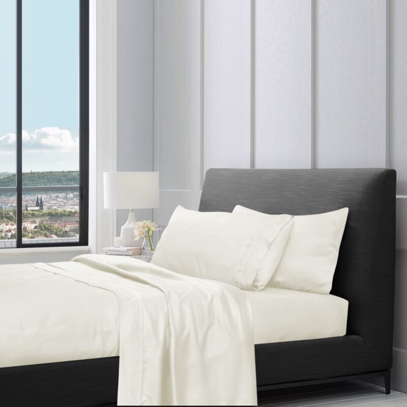 1200TC Pure Egyptian Cotton Sheet Set – Cream