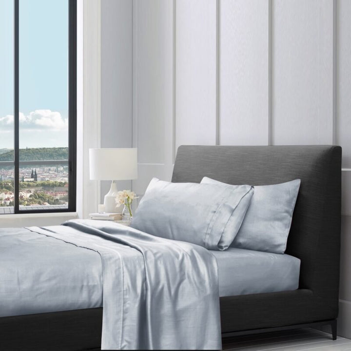 1200TC Pure Egyptian Cotton Sheet Set – Silver Grey