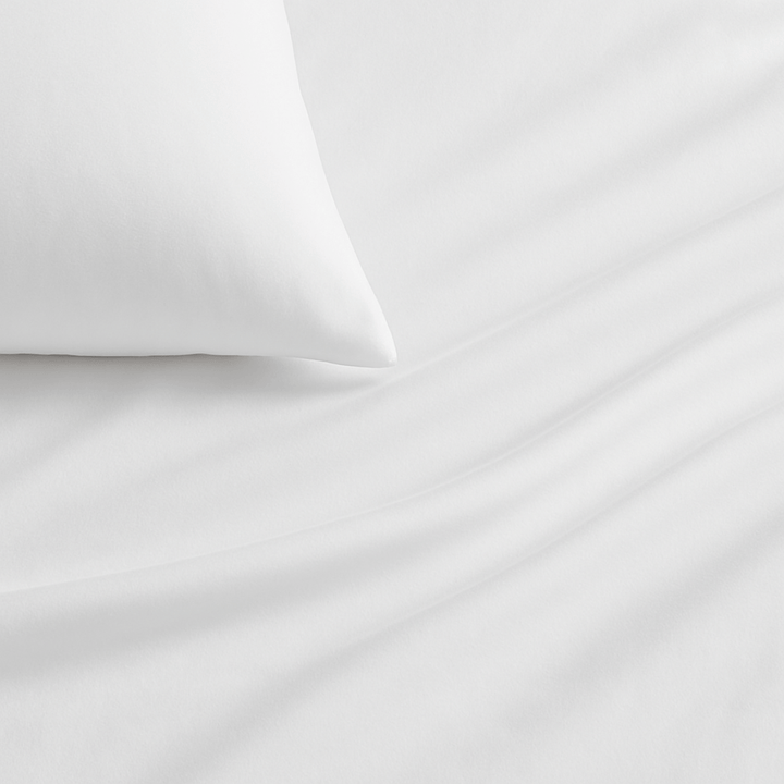 Pure Cotton White Sheet Set