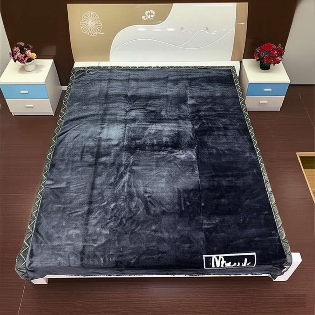 Super Soft 3kg 200 x 230 Mink Blanket – Ash Grey