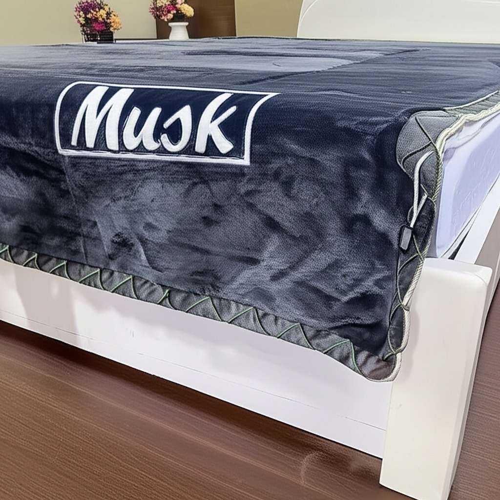 Super Soft 3kg 200 x 230 Mink Blanket – Ash Grey