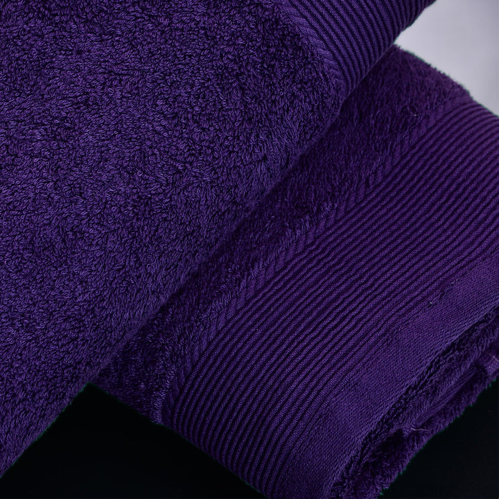 100% Pure Egyptian Cotton Bath Sheet – Midnight Purple