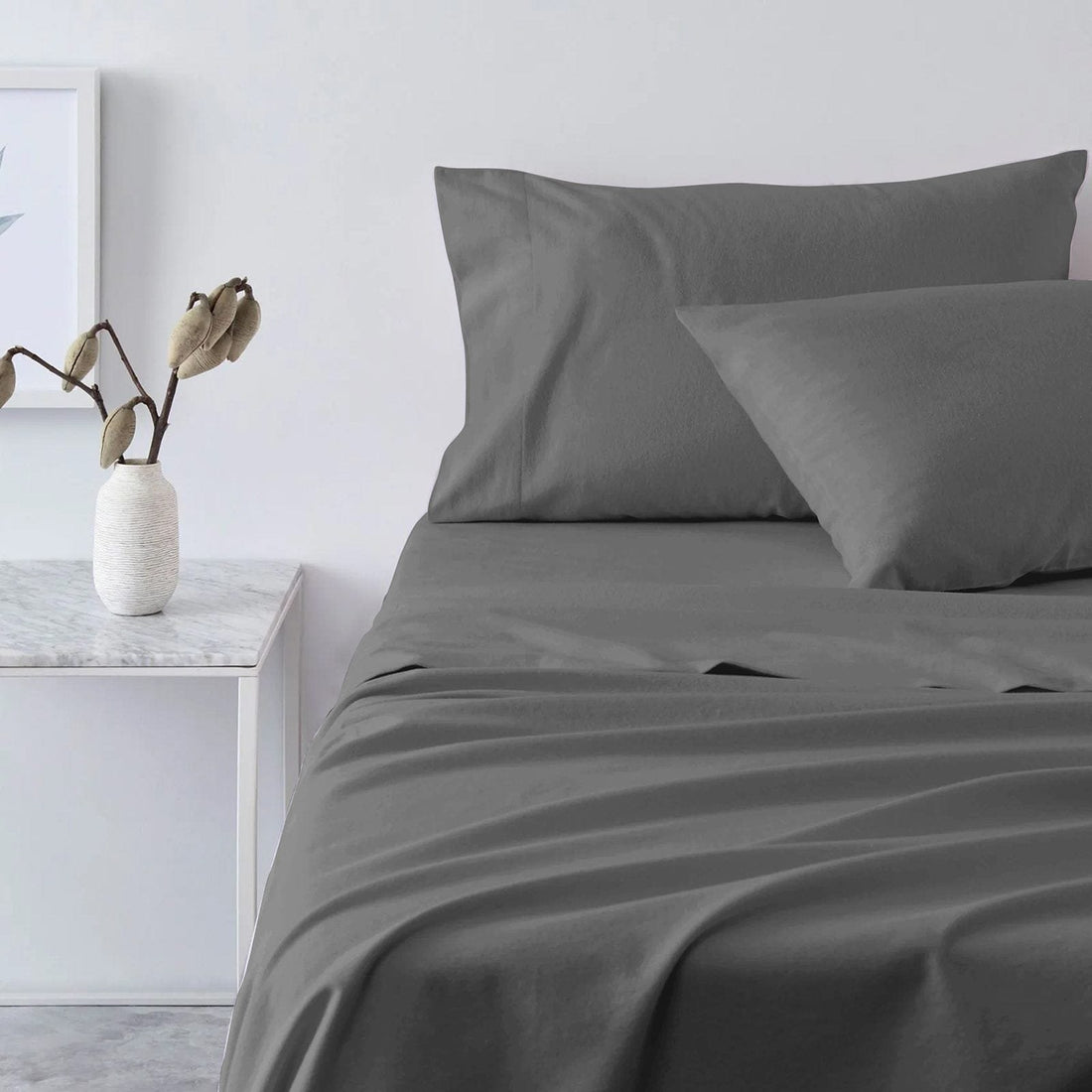 Cotton Rich Sheet Set - Aluminium