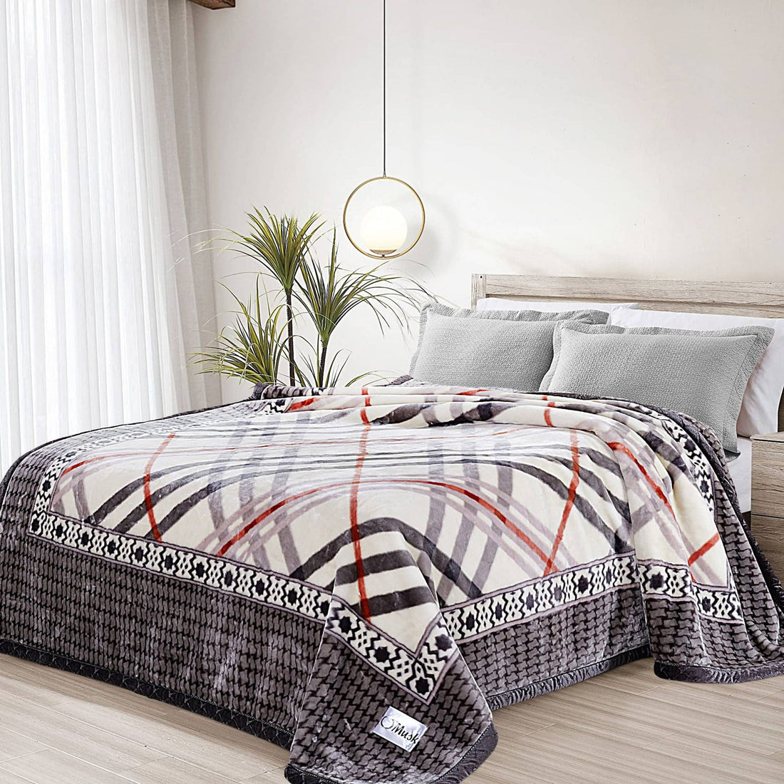 Super Soft 4kg 220 x 240 Mink Blanket – Classic Cozy Plaid