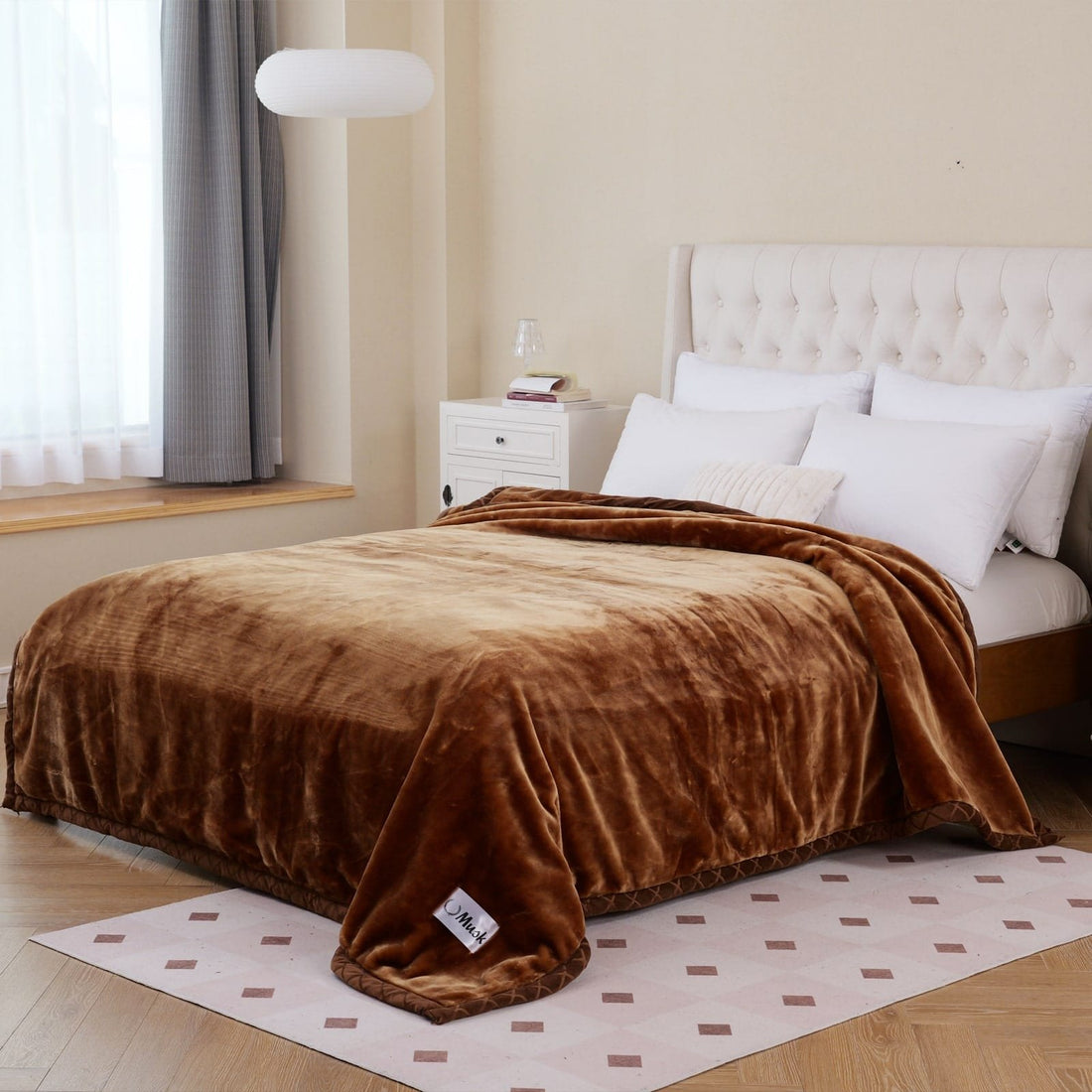 Super Soft 4kg 220 x 240 Mink Blanket – Bronze Glow