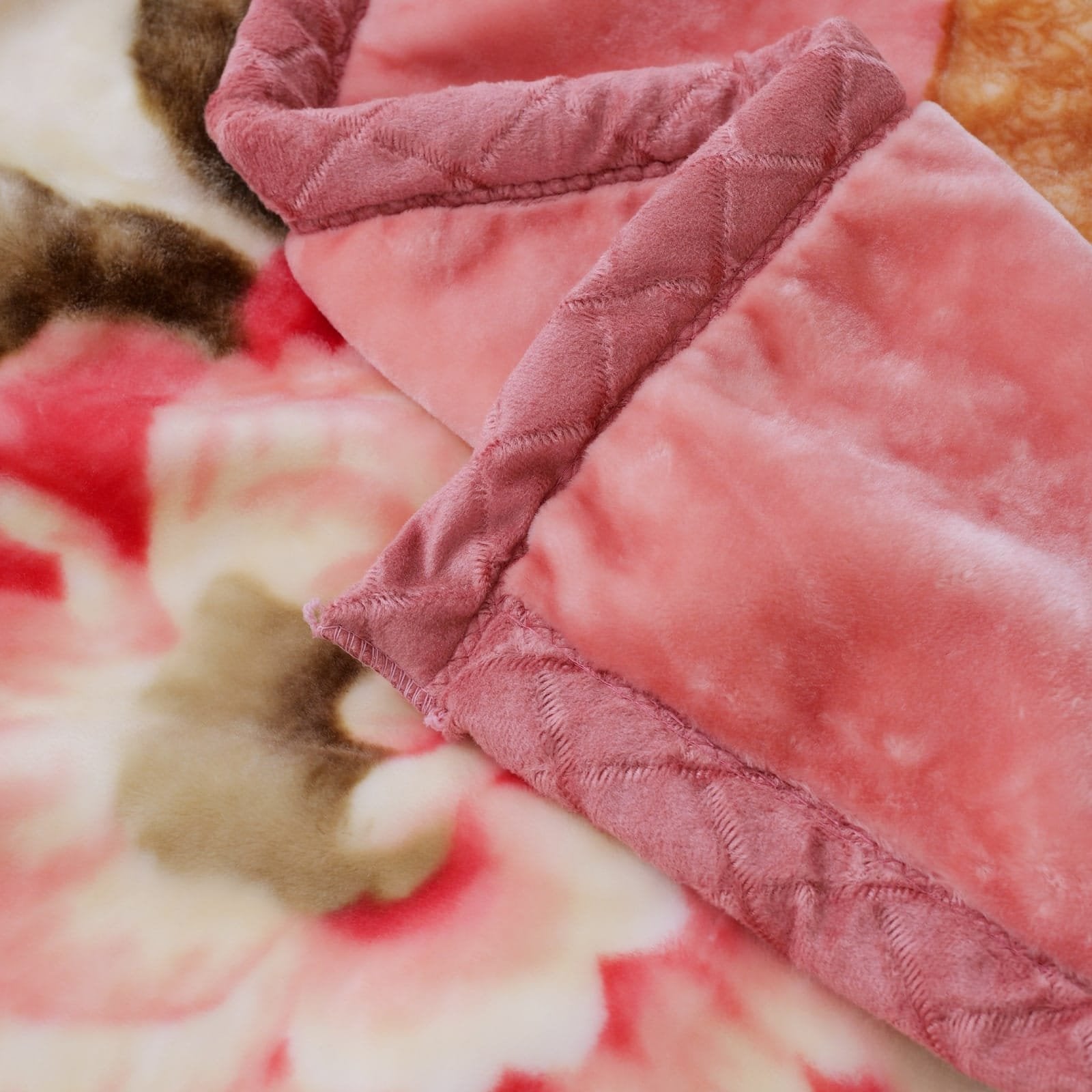 Super Soft 4kg 220 x 240 Mink Blanket – Rosy Delight Velvet Blanket