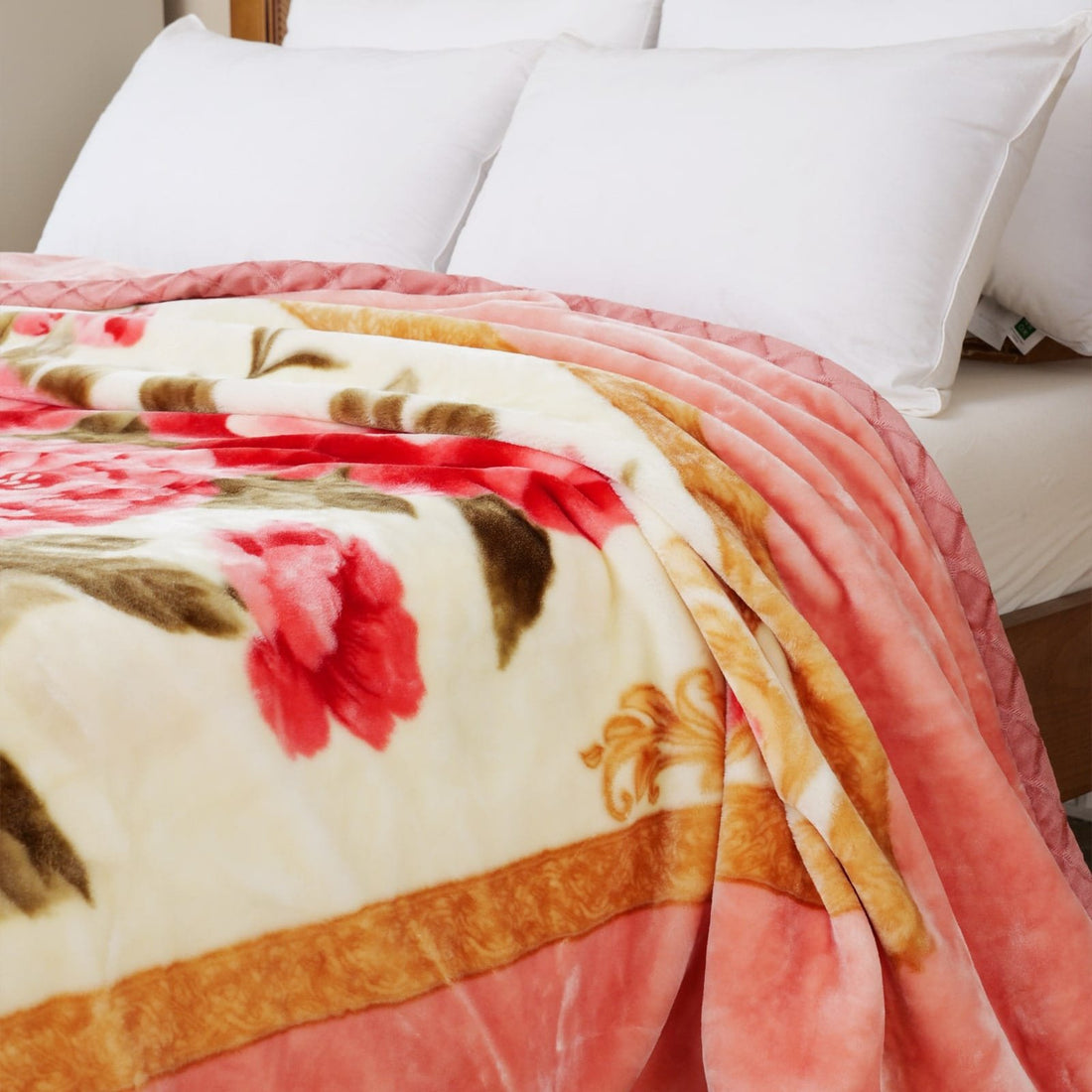 Super Soft 4kg 220 x 240 Mink Blanket – Rosy Delight Velvet Blanket