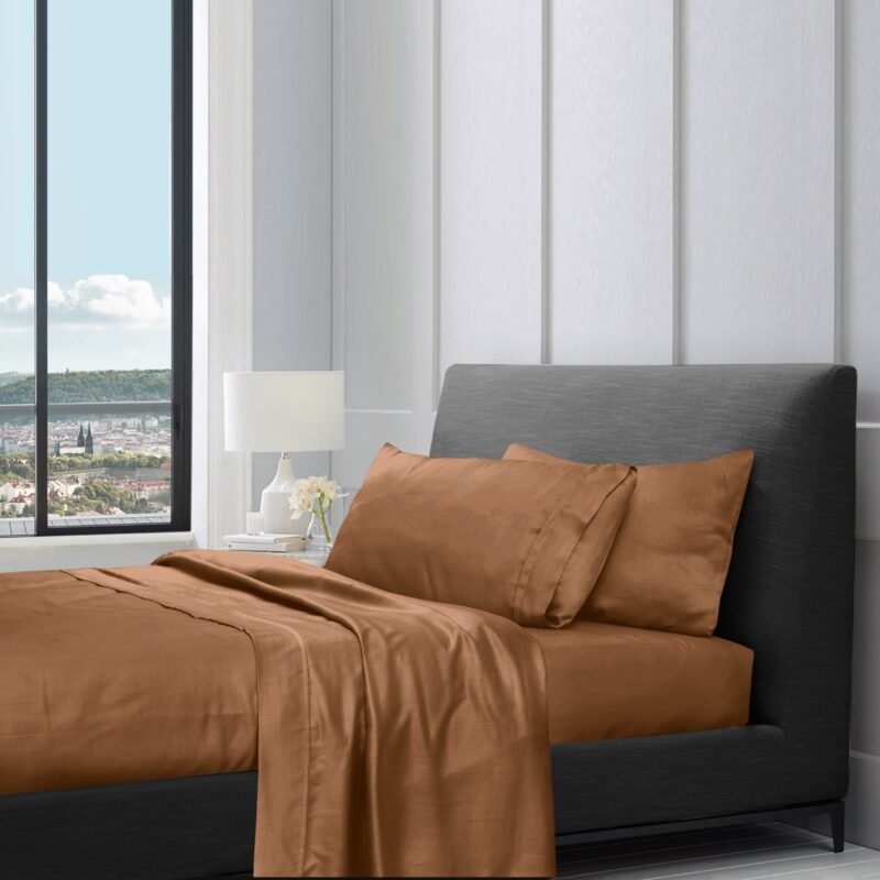 1200TC Pure Egyptian Cotton Sheet Set – Antiquarian Brown