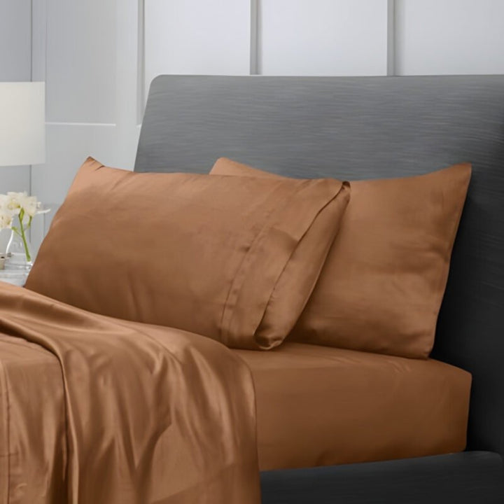1200TC Pure Egyptian Cotton Sheet Set – Antiquarian Brown
