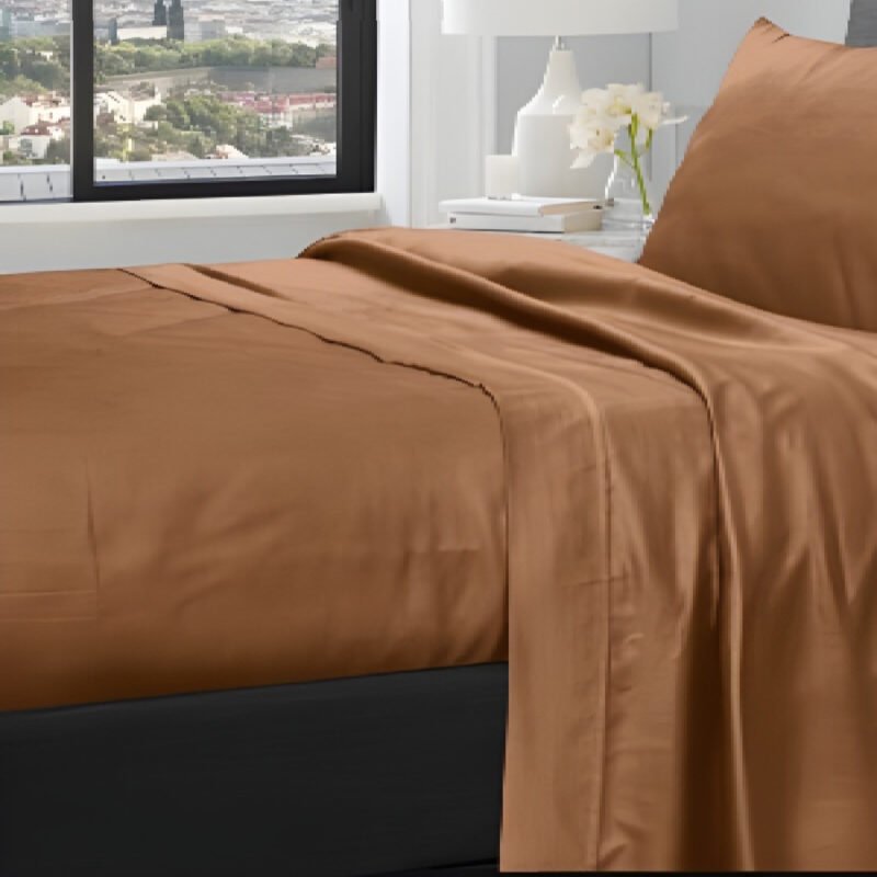 1200TC Pure Egyptian Cotton Sheet Set – Antiquarian Brown