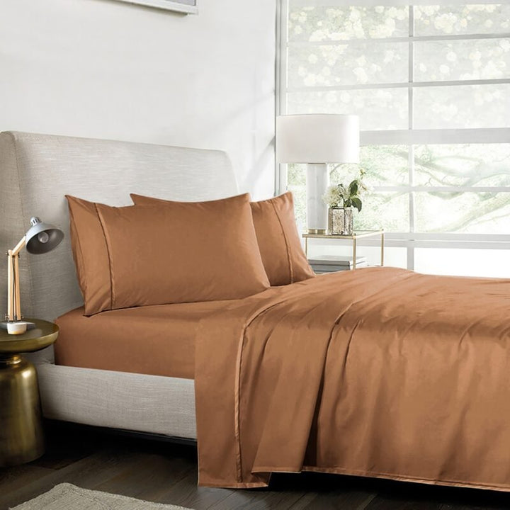 1000TC Pure Egyptian Cotton Sheet Set – Antiquarian Brown
