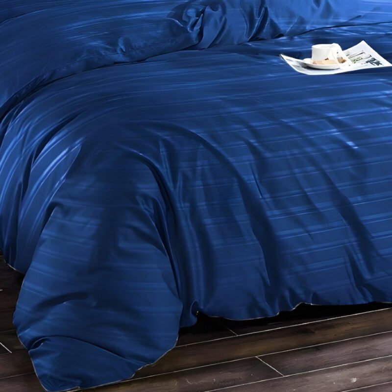 1500TC Cotton Rich 6pcs Quilt Cover – Navy Blue
