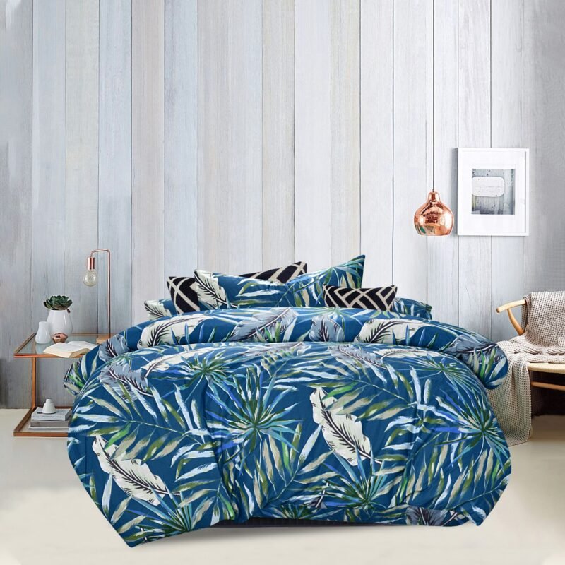 6 Pcs Printed Quilt Cover Set – Borna
