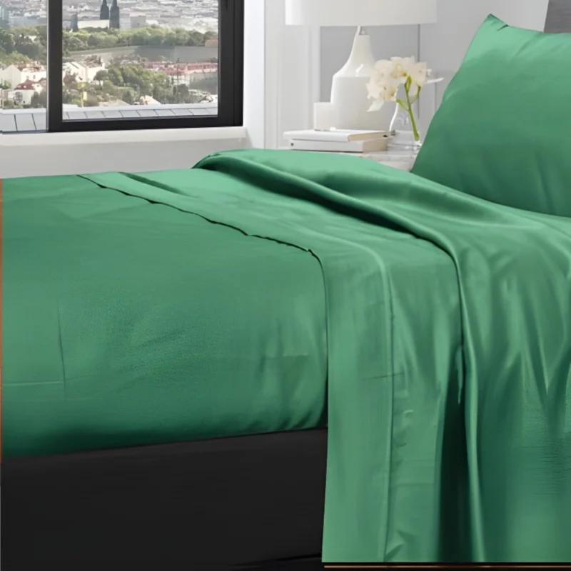 1200TC Pure Egyptian Cotton Sheet Set – Brunswick Green