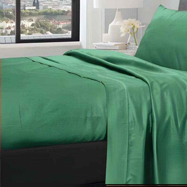 1200TC Pure Egyptian Cotton Sheet Set – Brunswick Green
