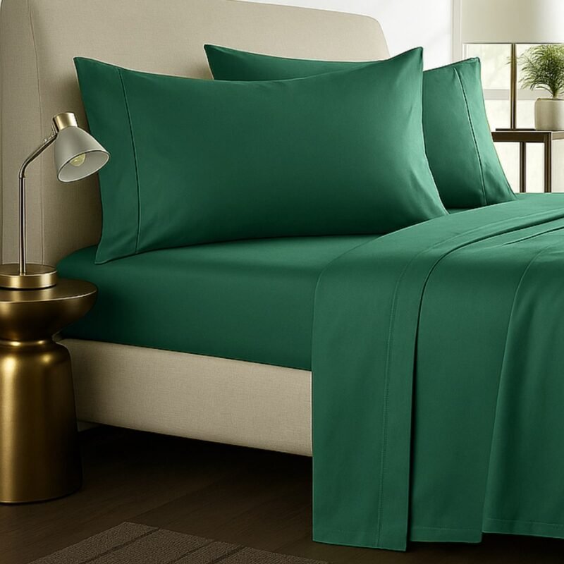 1000TC Pure Egyptian Cotton Sheet Set – Brunswick Green