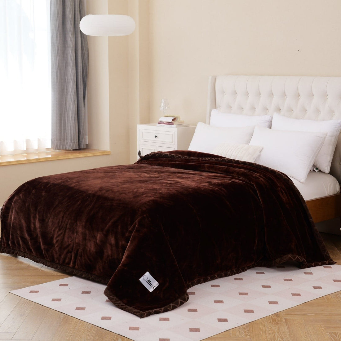 Super Soft 4kg 220 x 240 Mink Blanket – Cocoa Dream