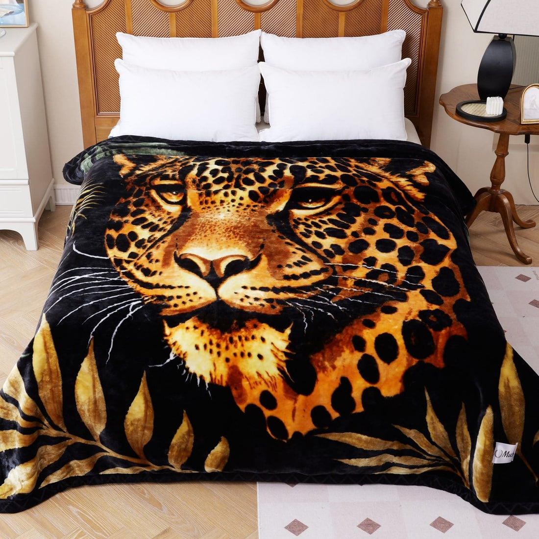 Super Soft 4kg 220 x 240 Mink Blanket – Golden Panther Luxe Blanket