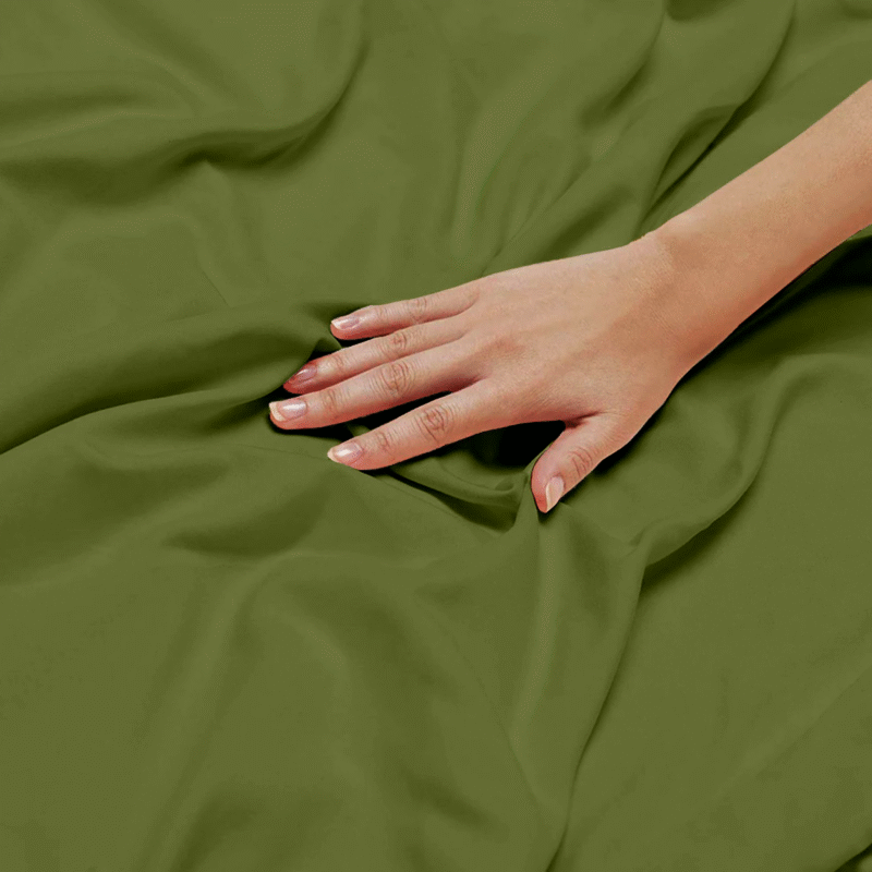 2000TC Super Soft Bamboo Sheet Set – Olive Green