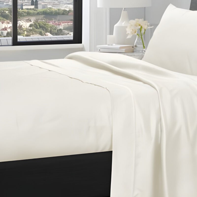 1200TC Pure Egyptian Cotton Sheet Set – Cream