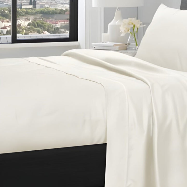 1200TC Pure Egyptian Cotton Sheet Set – Cream