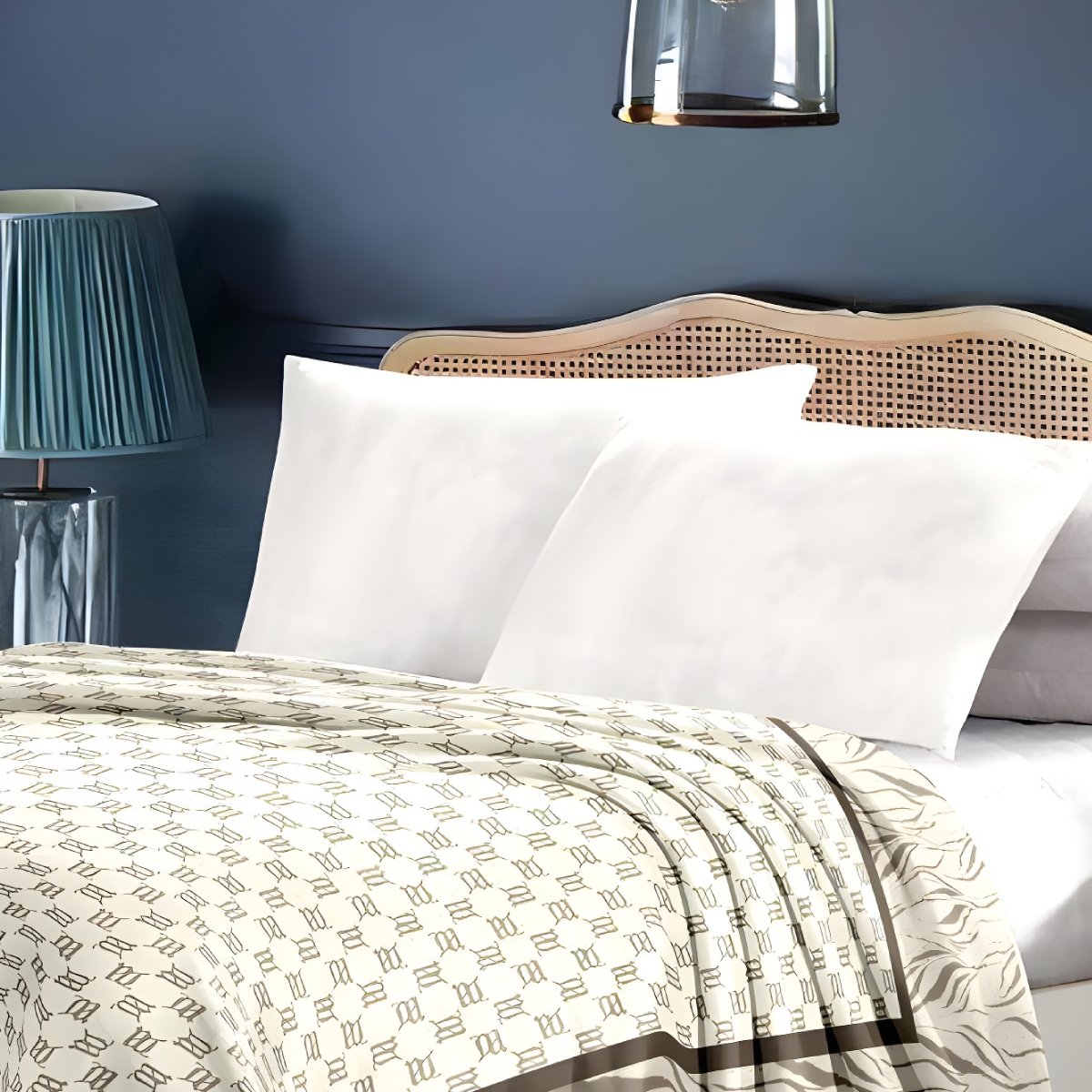 Super Soft 4kg 220 x 240 Mink Blanket – Geometric Dark Beige