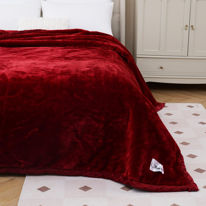 Super Soft 4kg 220 x 240 Mink Blanket – Red Radiance