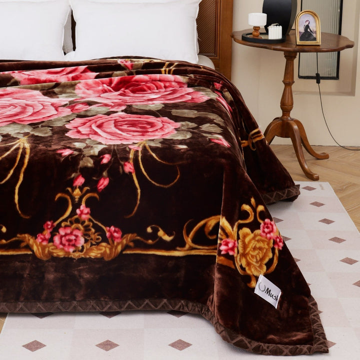 Super Soft 4kg 220 x 240 Mink Blanket – Golden Bloom