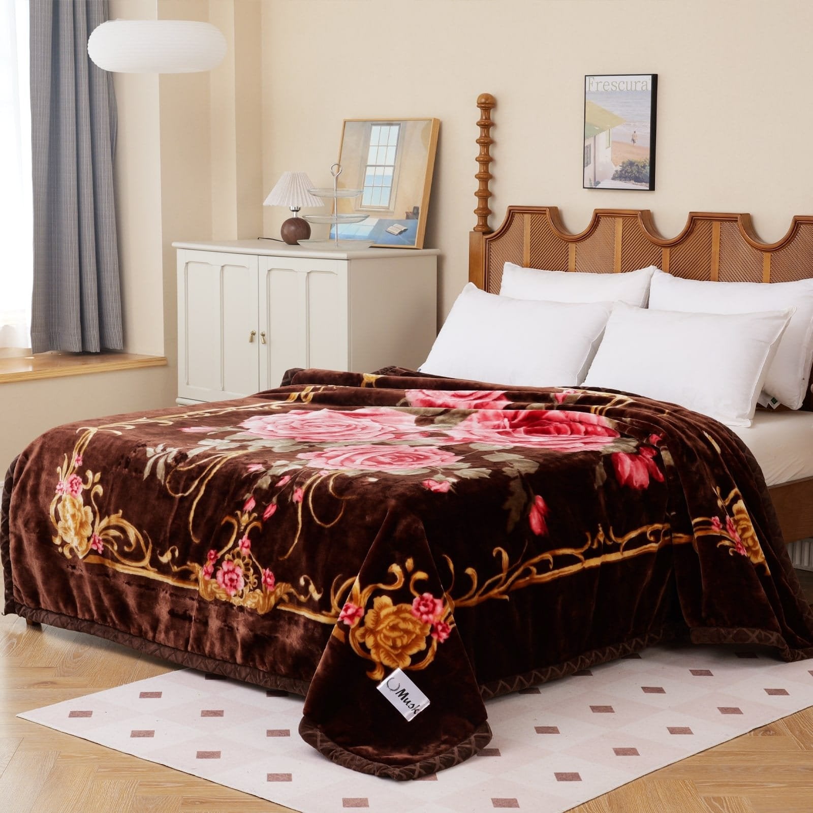 Super Soft 4kg 220 x 240 Mink Blanket – Golden Bloom