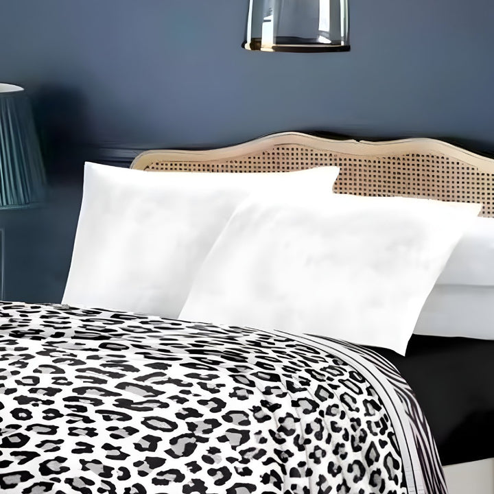 Super Soft 4kg 220 x 240 Mink Blanket – Zebra-Leopard Blend