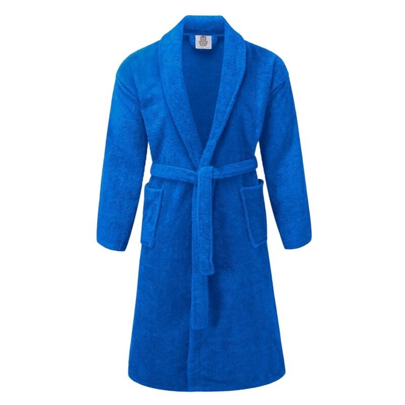 100% Cotton Terry Bathrobe Color – Baby Blue