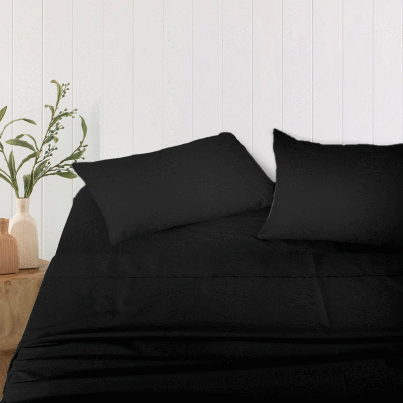 2000TC Super Soft Bamboo Sheet Set – Black