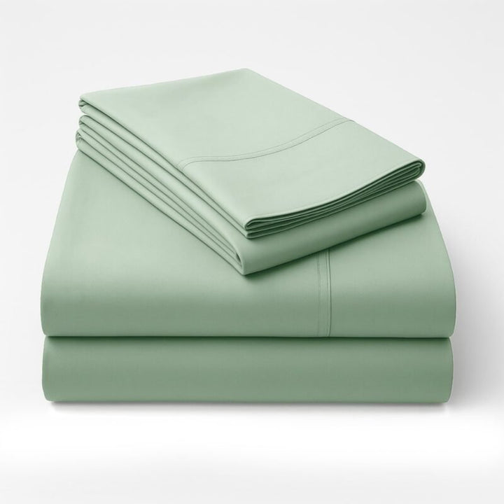 1000TC Pure Egyptian Cotton Sheet Set – Sage Green