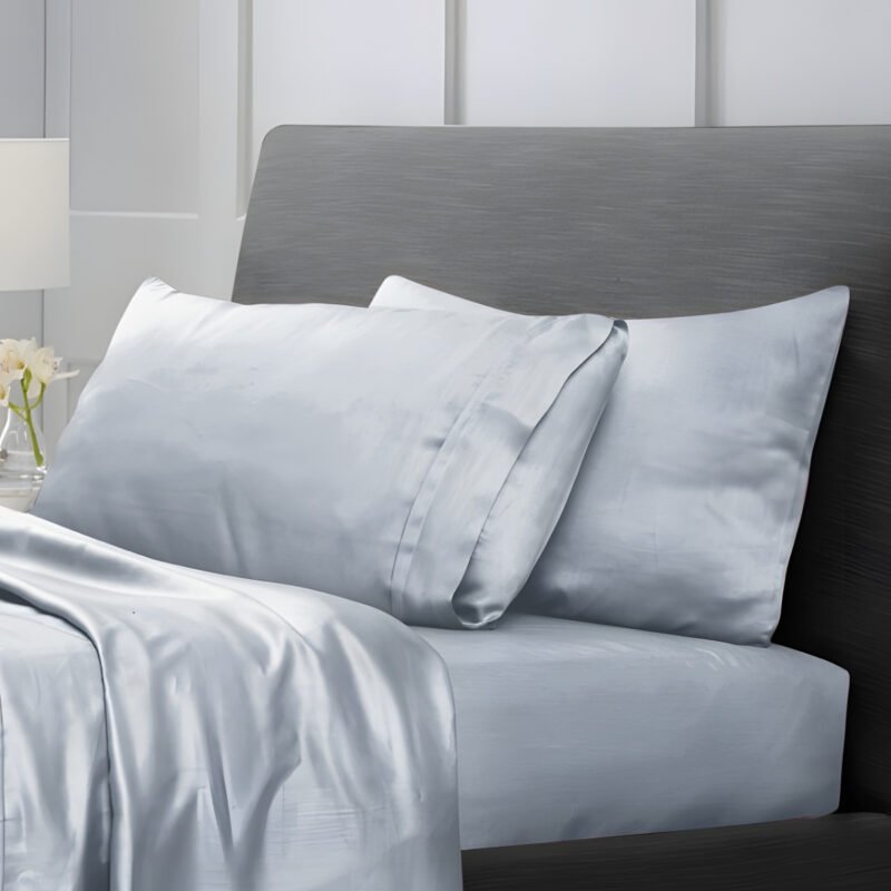 1200TC Pure Egyptian Cotton Sheet Set – Silver Grey