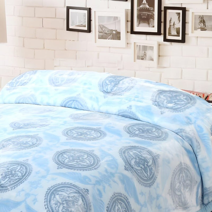 Super Soft 4kg 220 x 240 Mink Blanket – Medallion Sky Blue