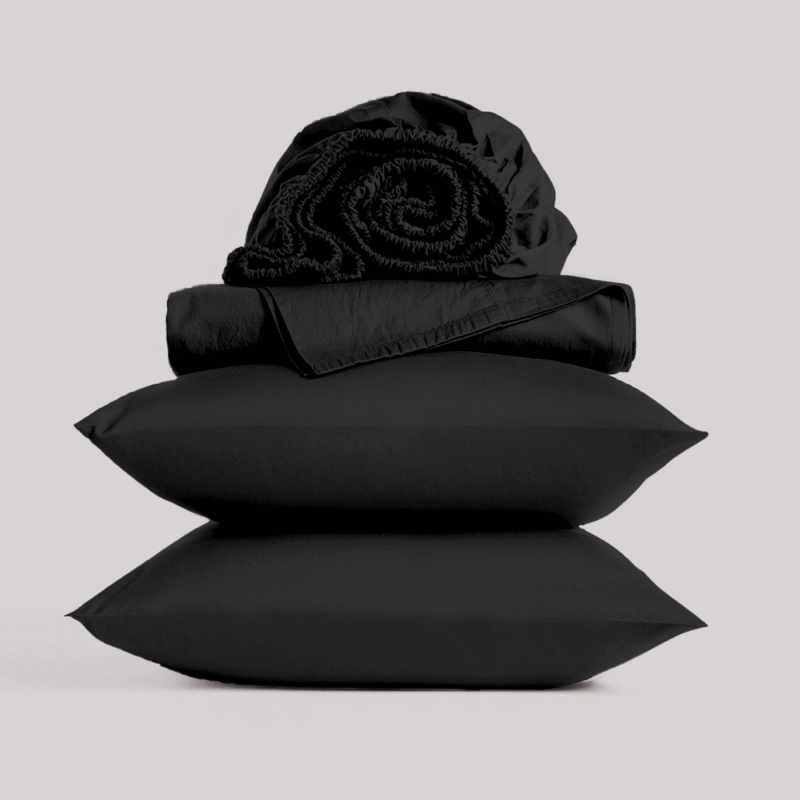 2000TC Super Soft Bamboo Sheet Set – Black