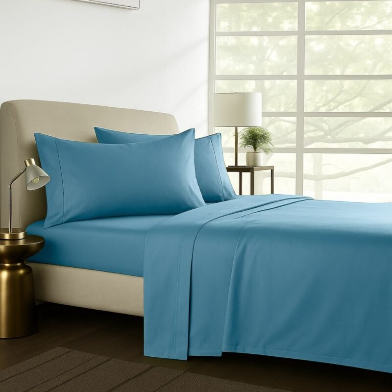 1000TC Pure Egyptian Cotton Sheet Set – Teal