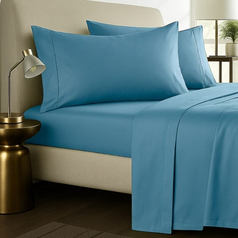 1000TC Pure Egyptian Cotton Sheet Set – Teal