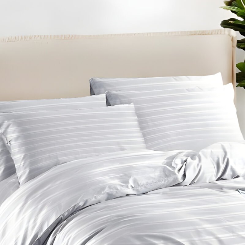 1500TC Cotton Rich 6pcs Quilt Cover – White