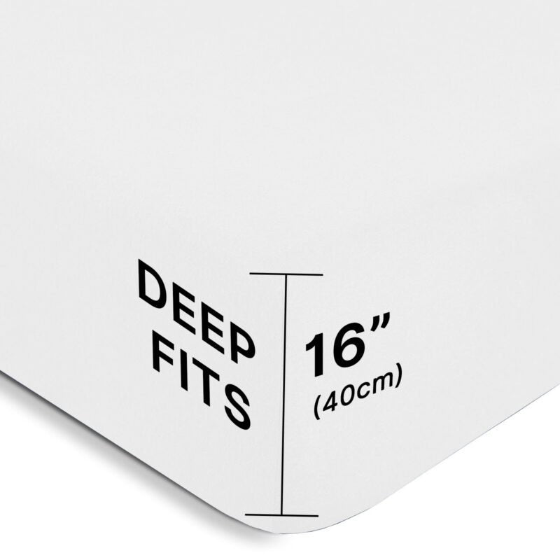 2000TC Super Soft Bamboo Sheet Set – White